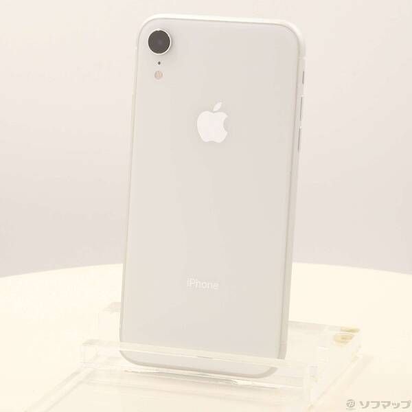 〔 品〕 iPhoneXR 64GB ホワイト MT032J A SIMフリー 247