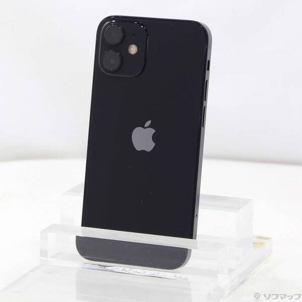 〔 品〕 iPhone12 mini 64GB ブラック MGA03J A SIMフリー 348