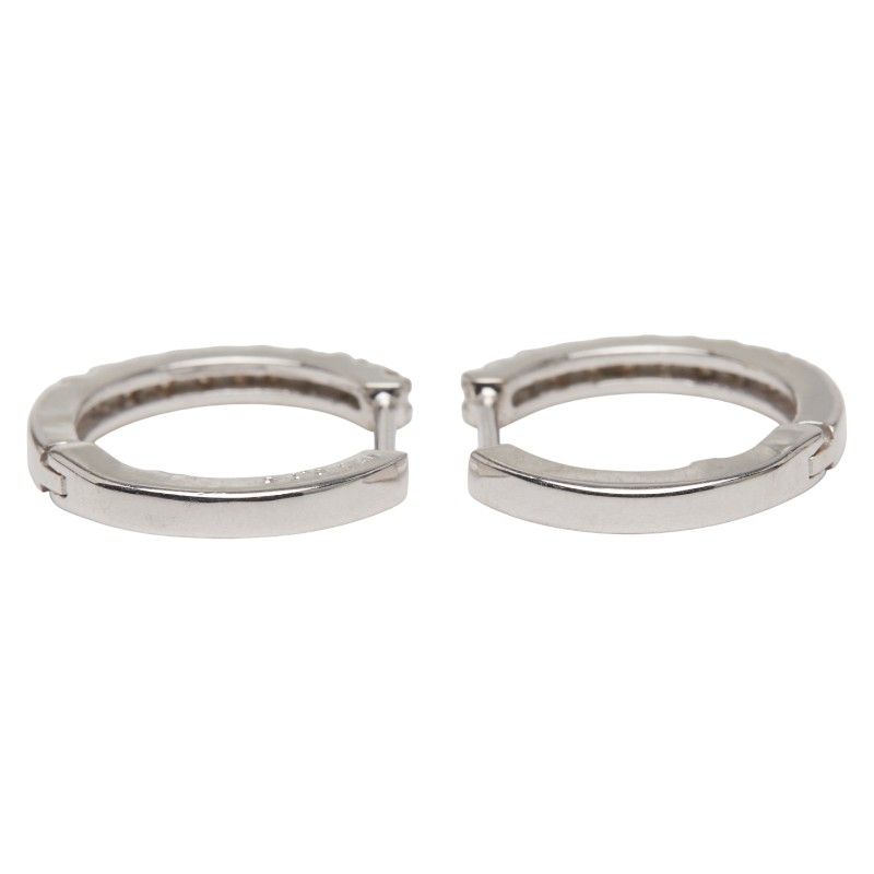 ノーブランド フープピアス K18WG ホワイトゴールド レディース no brand 240-36193 FORTGASGNV_COM_BR