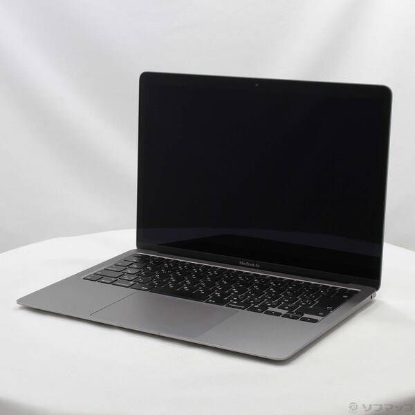 本物保証，限定セール 〔中古品〕 MacBook Air 13.3-inch Late-2020 MGN63J／A Apple M1 8コアCPU_7コアGPU 8GB SSD256GB スペースグレイ 〔15.3 Sequoia〕【297】 MacBook本体