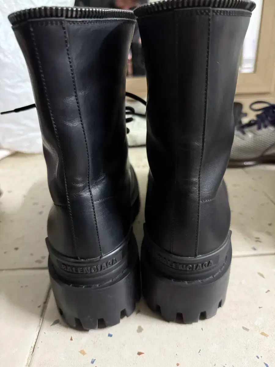 バレンシアガ 麻 マスター ストライク ブーツ 41 sz コンバット