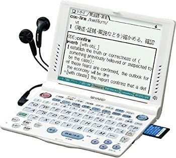 【】シャープ 電子辞書 PW-V8900 (21コンテンツ 英語モデル 音声対応 コンテンツカード対応)