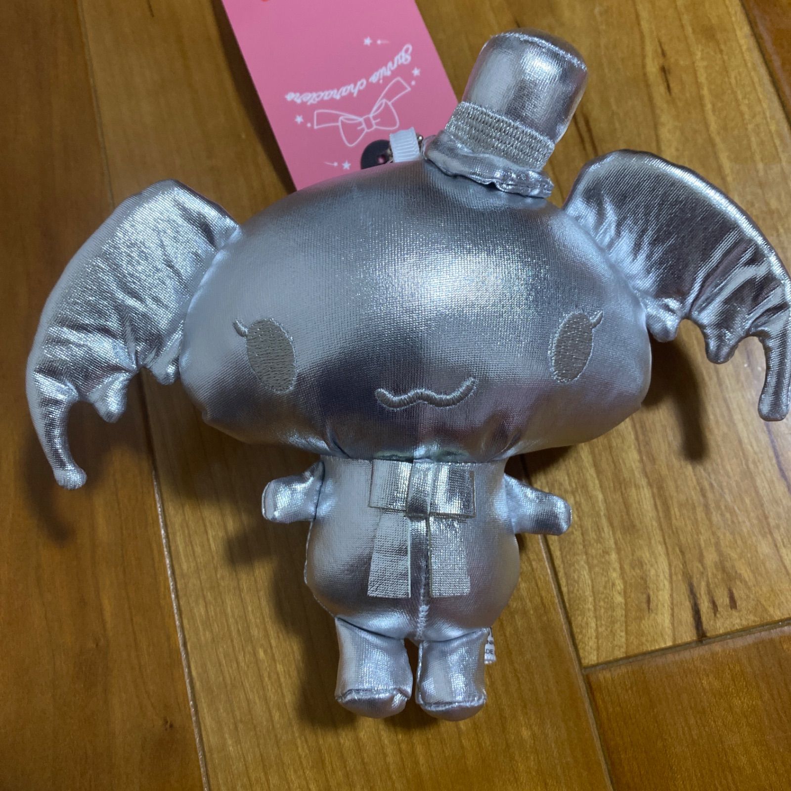 2点セット】ルロロマニック マスコットホルダー シルバー メタリック