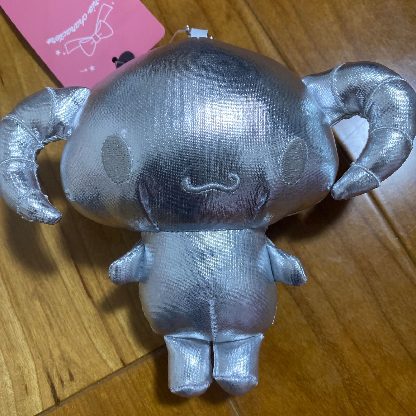 2点セット】ルロロマニック マスコットホルダー シルバー メタリック