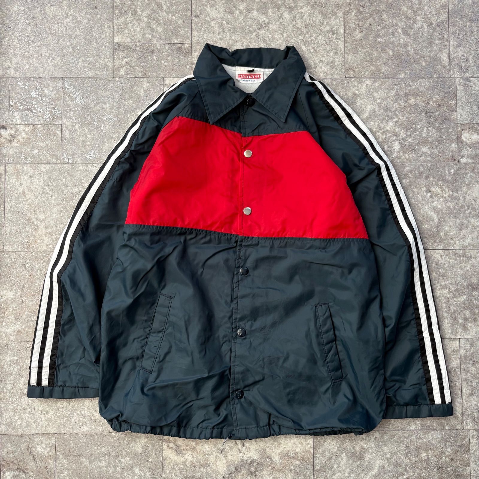 USA製】ハートウェル HARTWELL コーチジャケット スタジャン 古着 XS 