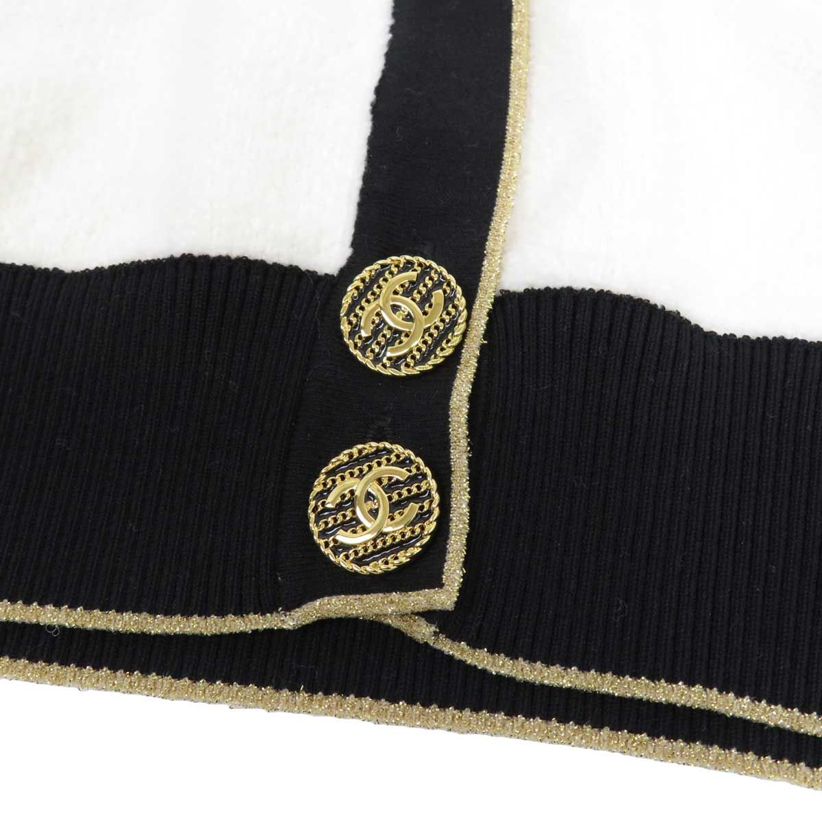 シャネル ココマーク コットン ニット ジャケット P60477K46062