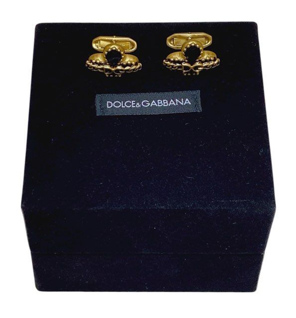新品同様 ドルチェ＆ガッバーナ カフス カフリンクス ケース付き
