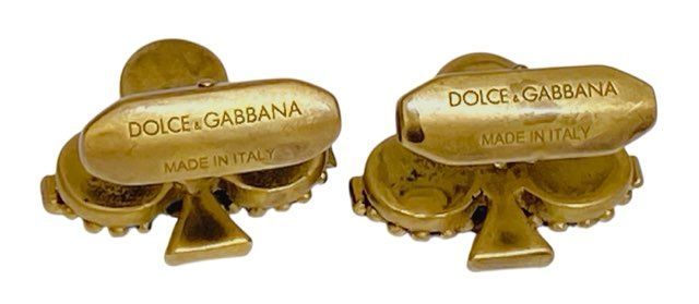 【正規品】DOLCE&GABBANA D&G ドルガバ カフス 新品同様 ドルチェ＆ガッバーナ カフス カフリンクス ケース付き