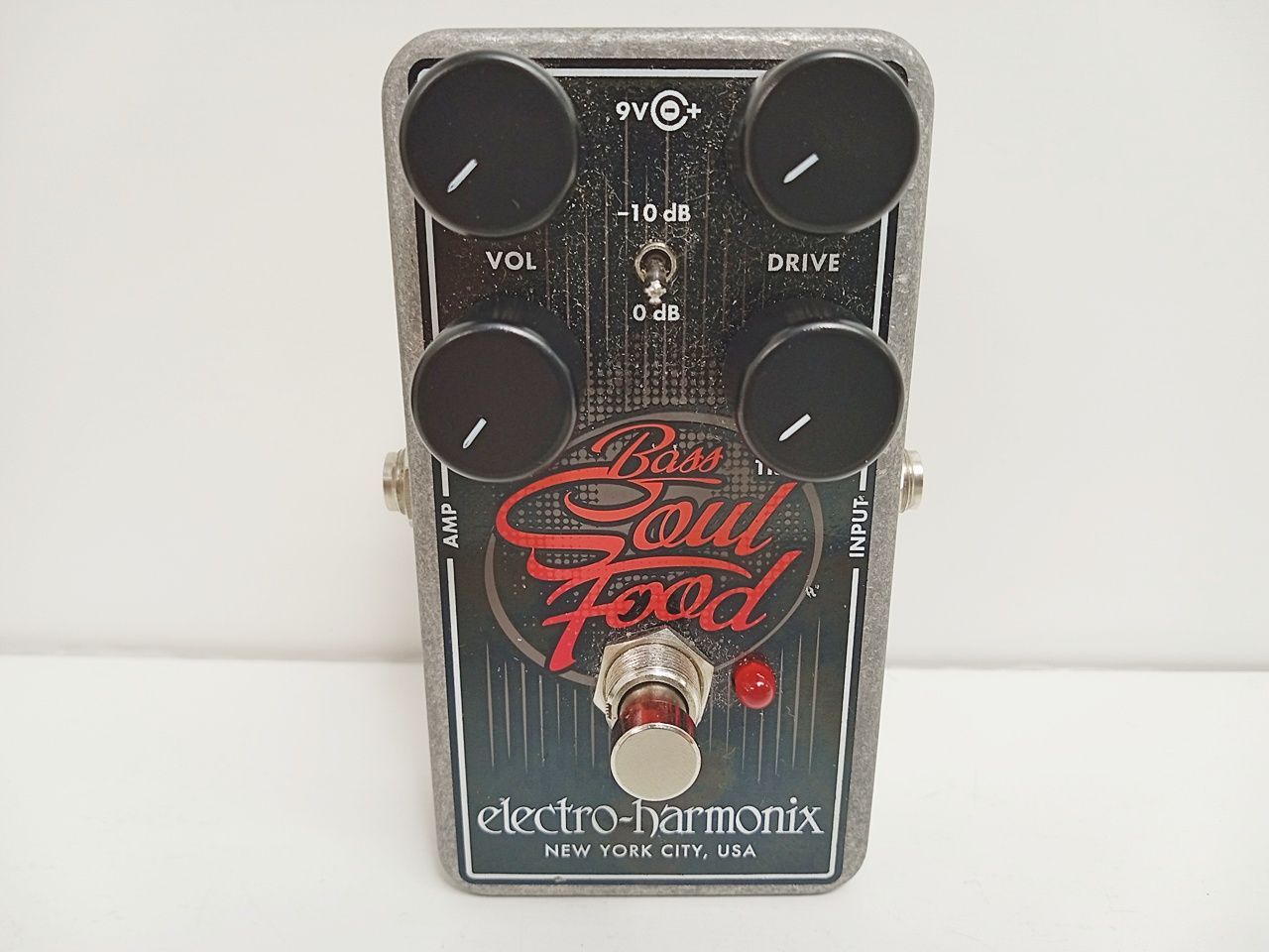 楽器 electro-harmonix エレクトロハーモニクス ベースエフェクター オーバードライブ Bass Soul Food 音出し 済み M-6029