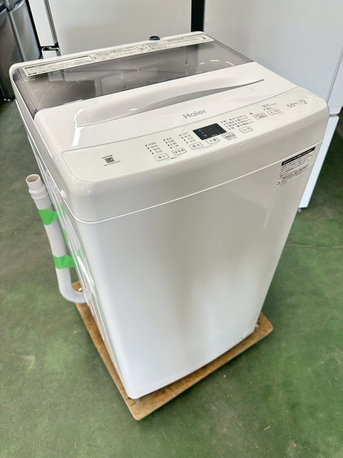 【高年式】大阪送料無料★3か月保障付★2024年★JW-U55MK★IS-153 高年式】大阪送料無料☆3か月保障付き☆洗濯機☆ハイアール☆5.5kg