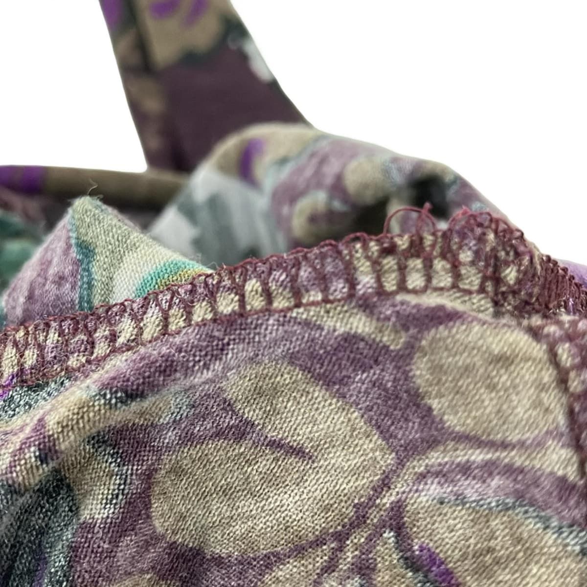 エトロ ETRO サイズ42 M ベージュ×パープル×マルチ レディース 美品 ワンピース ETRO(エトロ) スカート サイズ42 M レディース - パープル×ベージュ