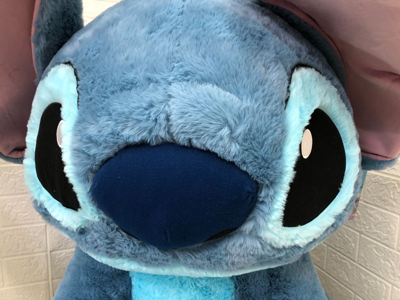 コストコ限定品 大きなスティッチ ぬいぐるみ 約80cm ブランケット付き