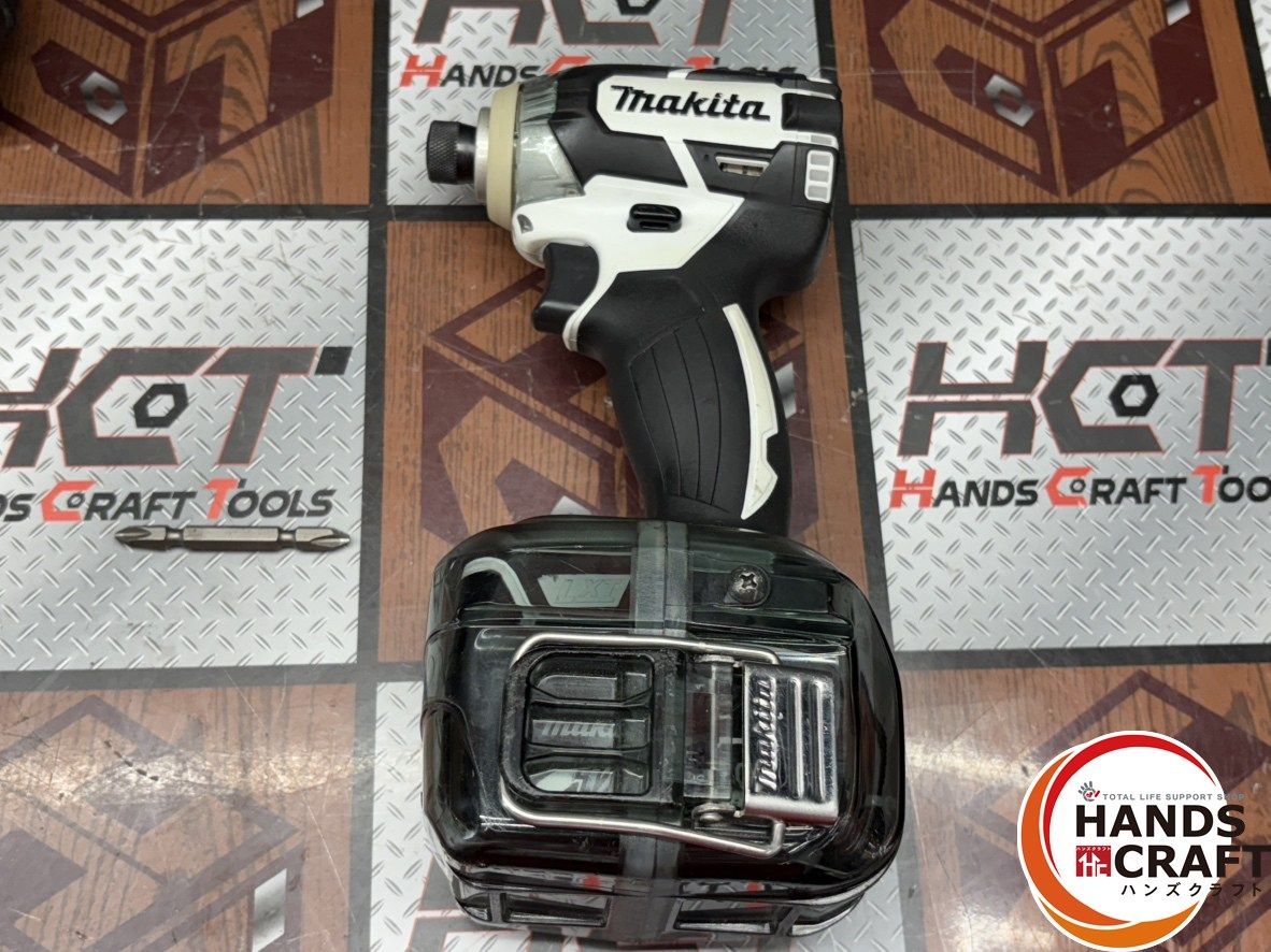 〇 送料無料 マキタ Makita TD137DRFXW 充電式インパクトドライバ 14.4V バッテリ×2 充電器付き ハンズクラフト佐賀