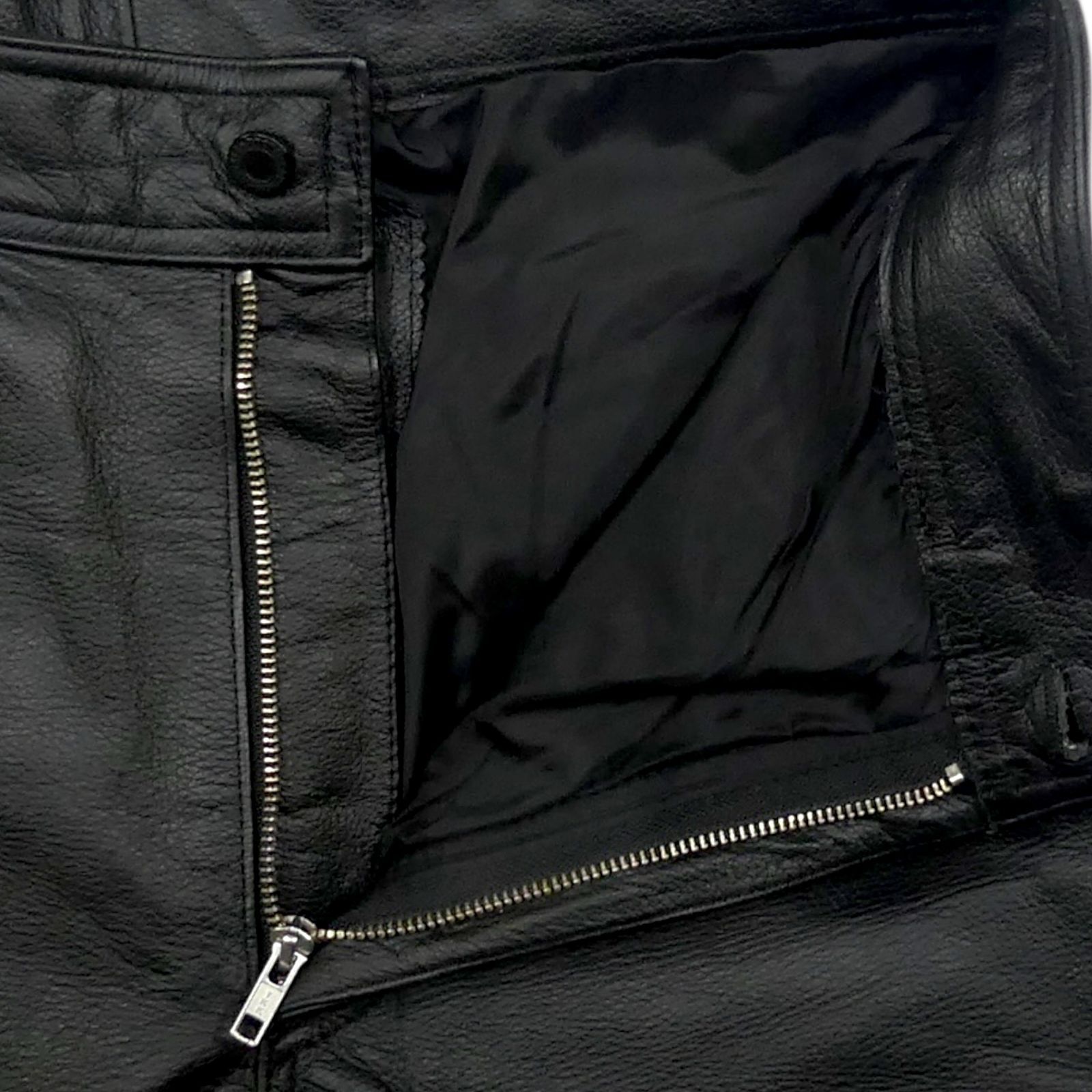 Rookie Leathers ルーキー レザーパンツ XL 本革 メンズ 黒 革パンツ 