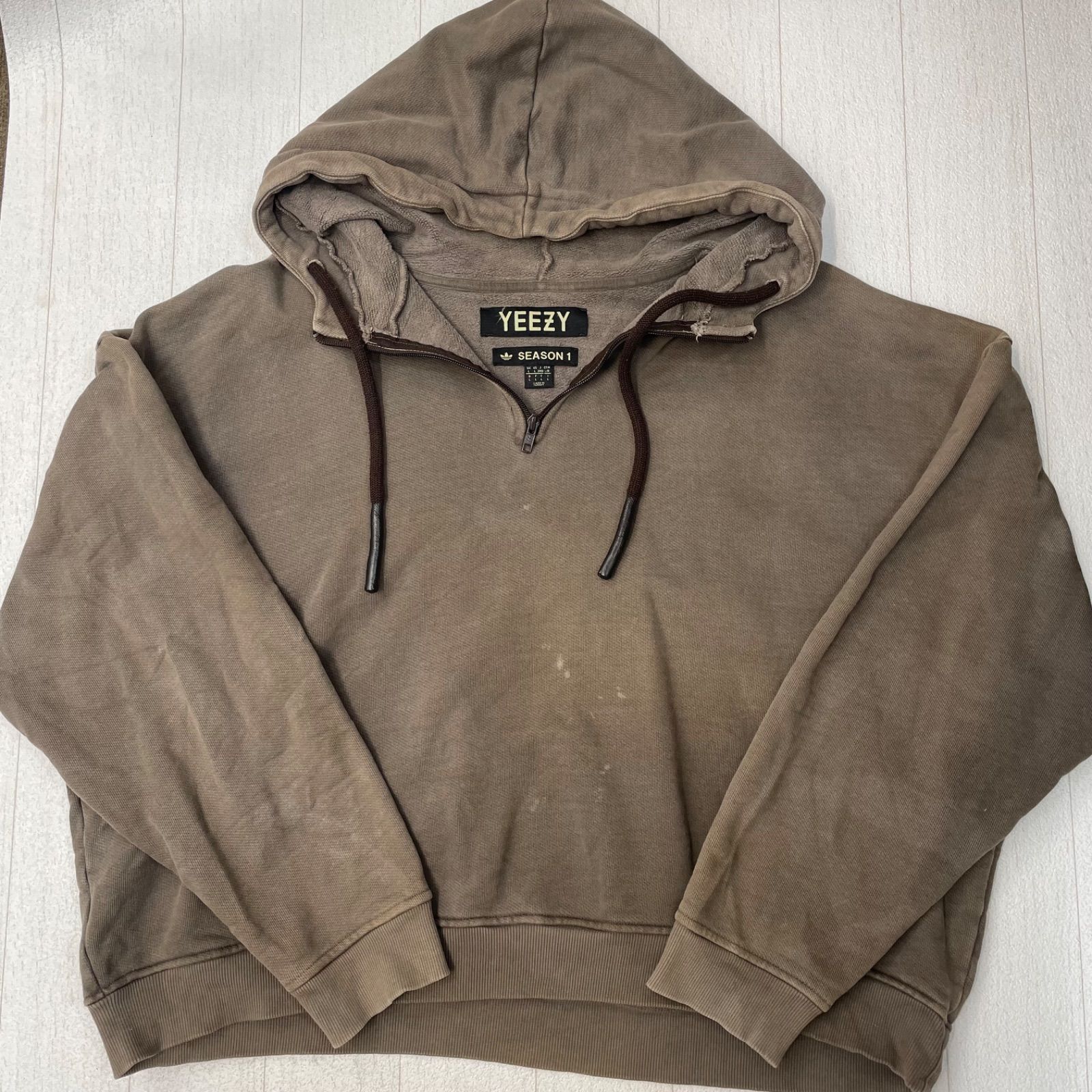 ◎YEEZY SEASON 1 イージー シーズン1 Half Zip Hoodie ハーフジップ 