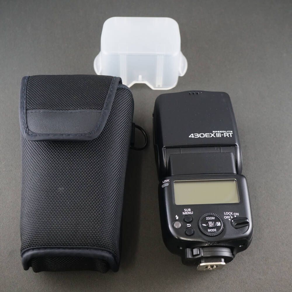 Canon SPEEDLITE 430EX III-RT クリップオンストロボ 品 ワイドパネル キヤノン スピードライト 動作品 難有 CP1379