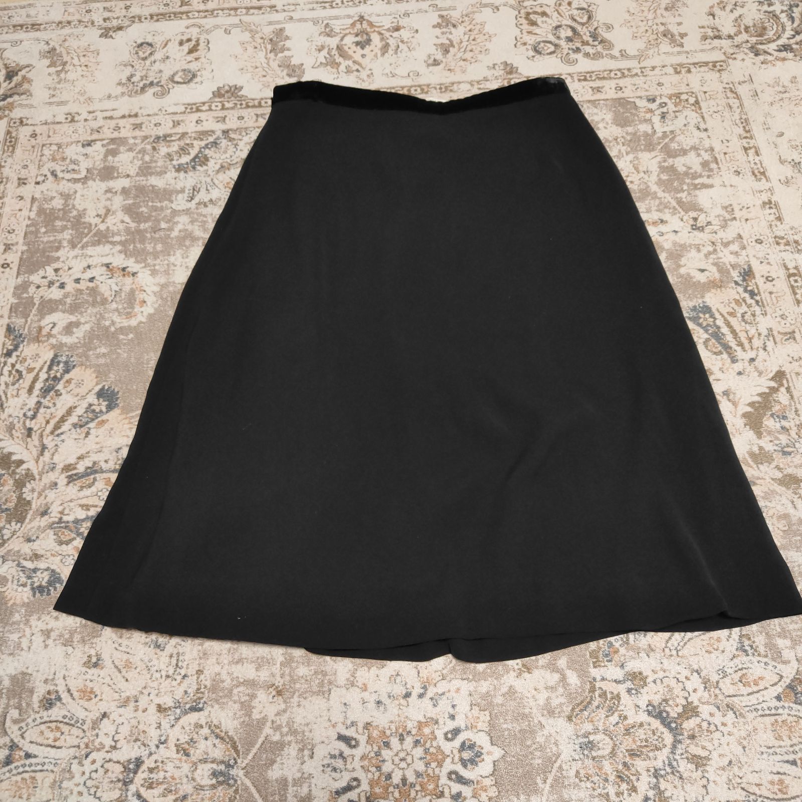 MaxMara マックスマーラ 膝丈 スカート ブラック BLACK 40 レディース