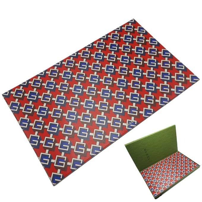 グッチ 692961 ブルー×レッド ペット用 インテリア GUCCI ジオメトリックG フィーディングマット ワンちゃん ネコちゃん 愛犬 愛猫 アウトレット