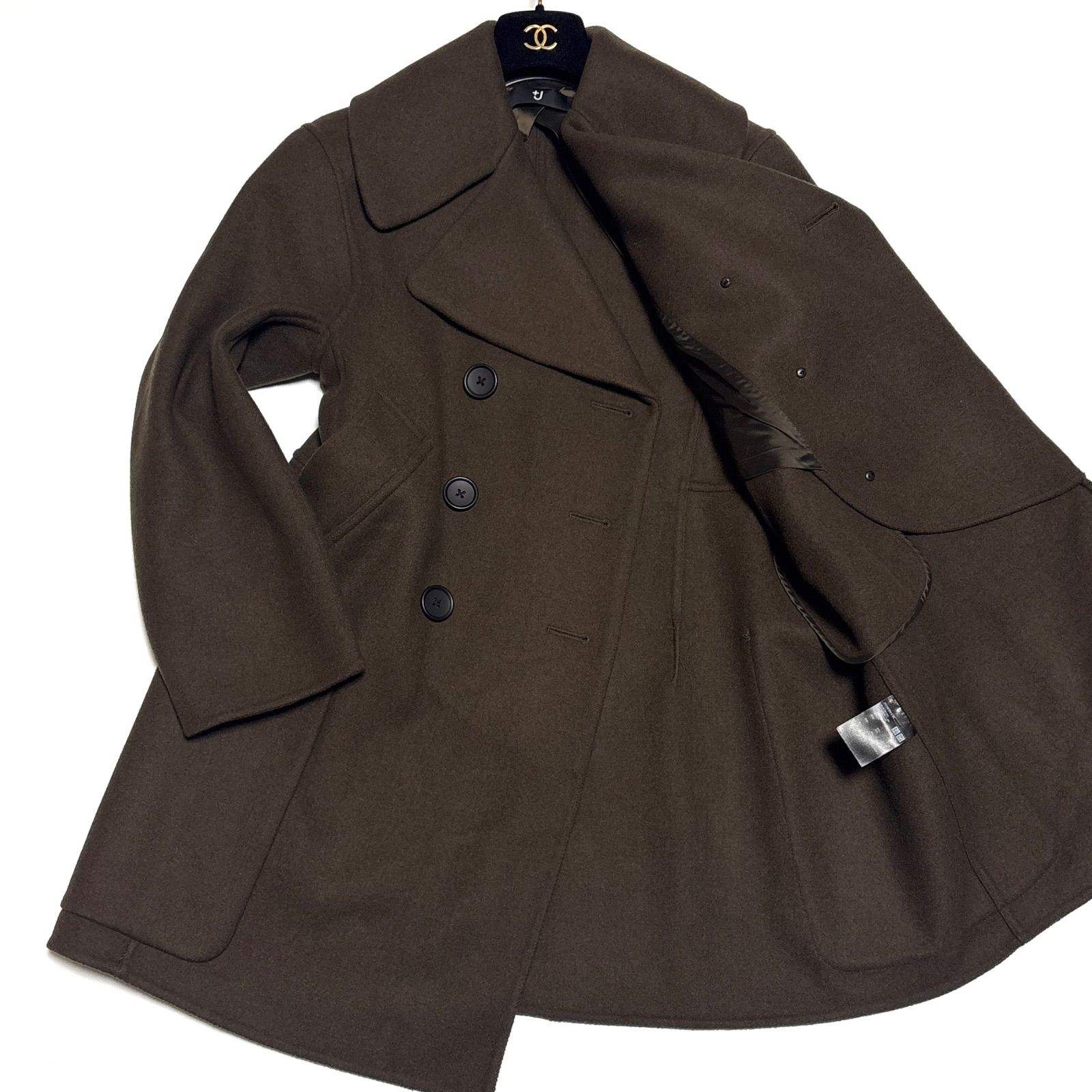 ユニクロ +J ジルサンダー ピーコート ユニクロ UNIQLO ＋J ジル・サンダー コラボ ダブルフェイス