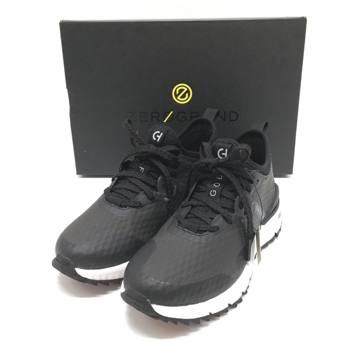 コールハーン ゴルフシューズ 黒 W25355 ゼログランドオーバーテイク スパイクレス レディース 22.5 ゴルフウェア COLE HAAN