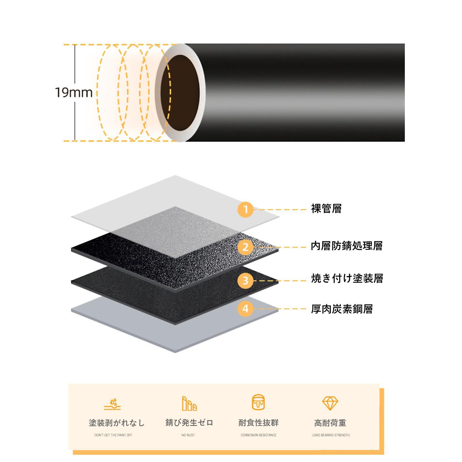 人気商品 スリム キャスター付き 室内干し 衣類収納 洋服掛け パイプハンガー 防サビ 両側のフック付き 頑丈 棚付き 洋服ラック 耐荷重60KG おしゃれ スチール製 多機能収納 ブラック -2 ハンガーラック NEXPOTALLINN_EU