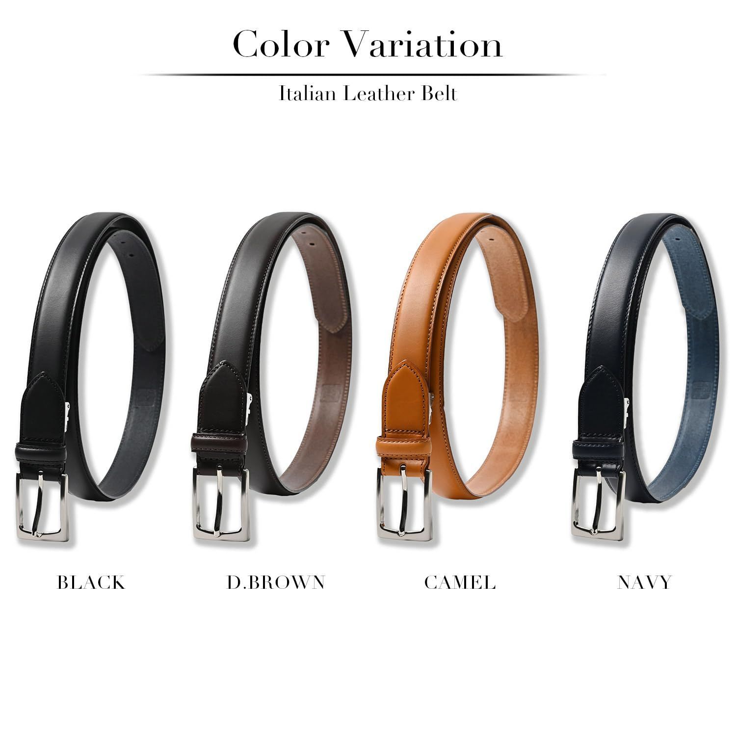 長め 太め 大きいサイズ 2.8 cm幅 サイズ調整 28 mm幅 長沢ベルト レザー 革 ブランド イタリア製 おしゃれ カジュアル きれいめ ビジネス フォーマル 本革 スーツ メンズ 紳士 ベルト 男性 イタリアンレザー シンプル ナ