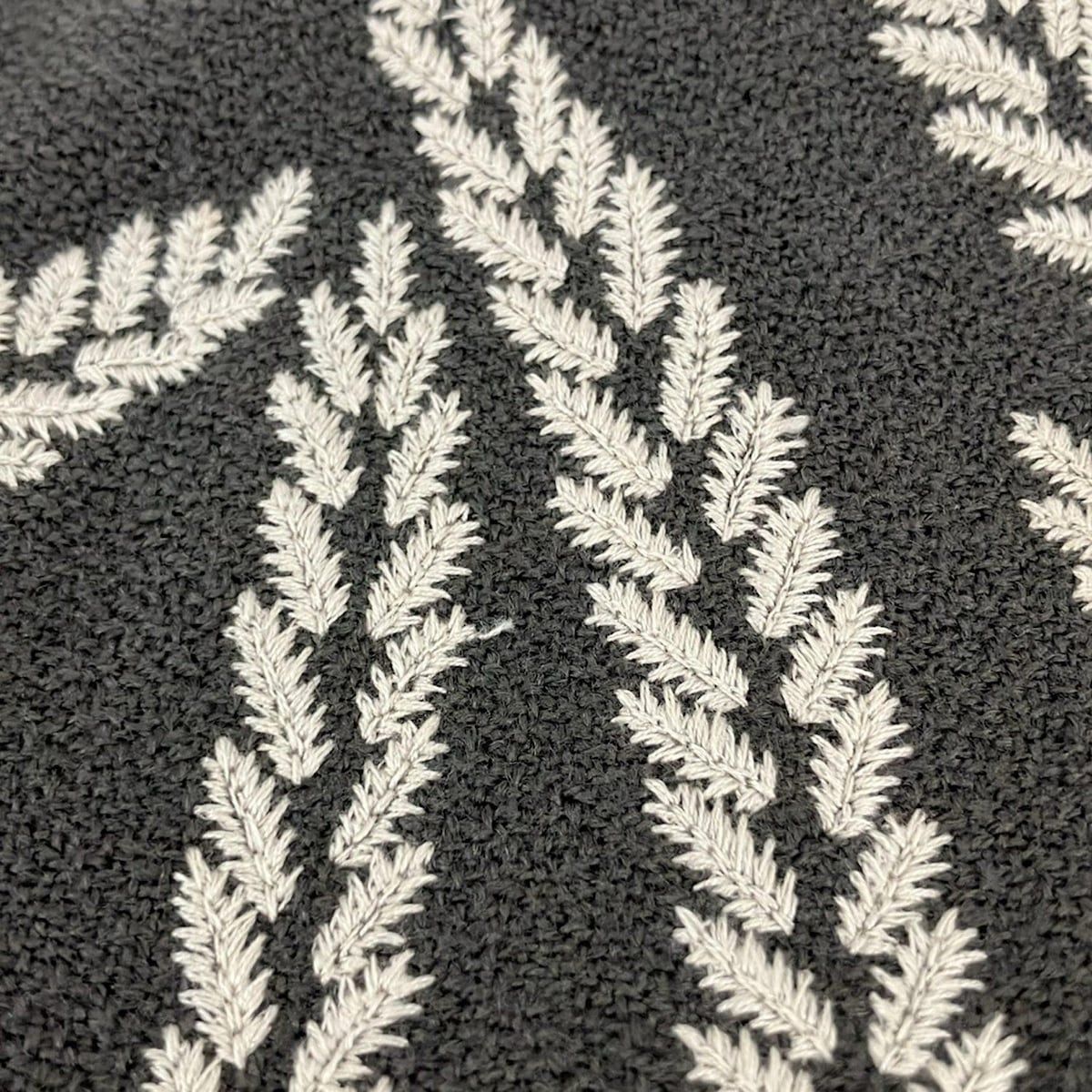 mina perhonen mina ミナペルホネン スカート サイズ36 S レディース - グレー×白 刺繍|ウール|spica GULLKHAN_COM