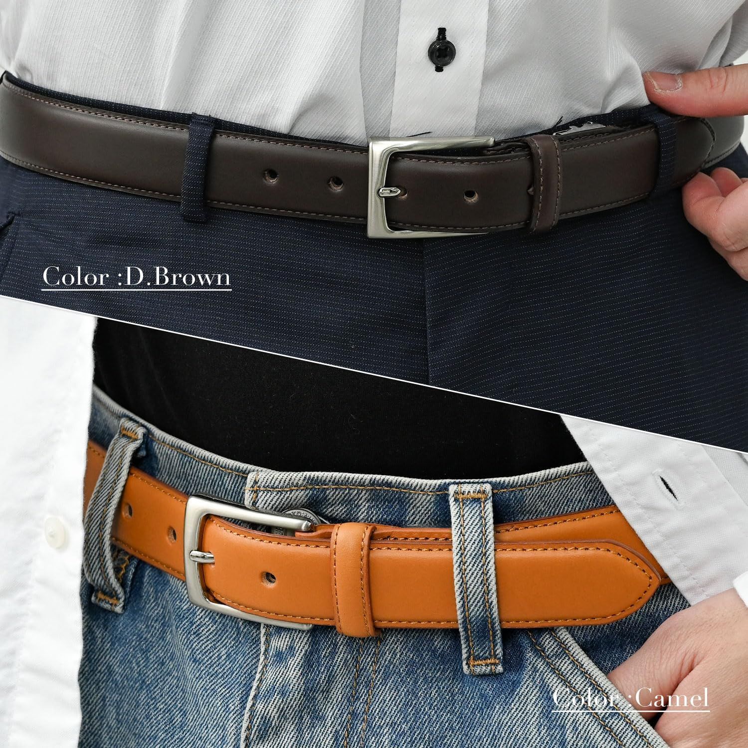 イタリア製 革 レザー カジュアル 28 mm幅 2.8 cm幅 太め ビジネス 長め 大きいサイズ 本革 サイズ調整 長沢ベルト メンズ ブランド おしゃれ ベルト きれいめ フォーマル スーツ イタリアンレザー 紳士 男性 ナル シン