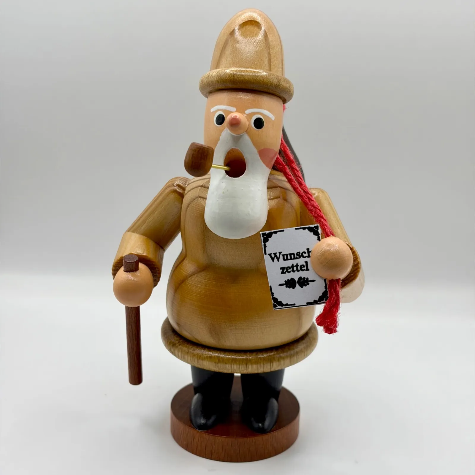 ドイツ製　サンタクロースパイプ人形 ドイツ製 木製 ヴィンテージ パイプ人形 煙り出し人形 自転車