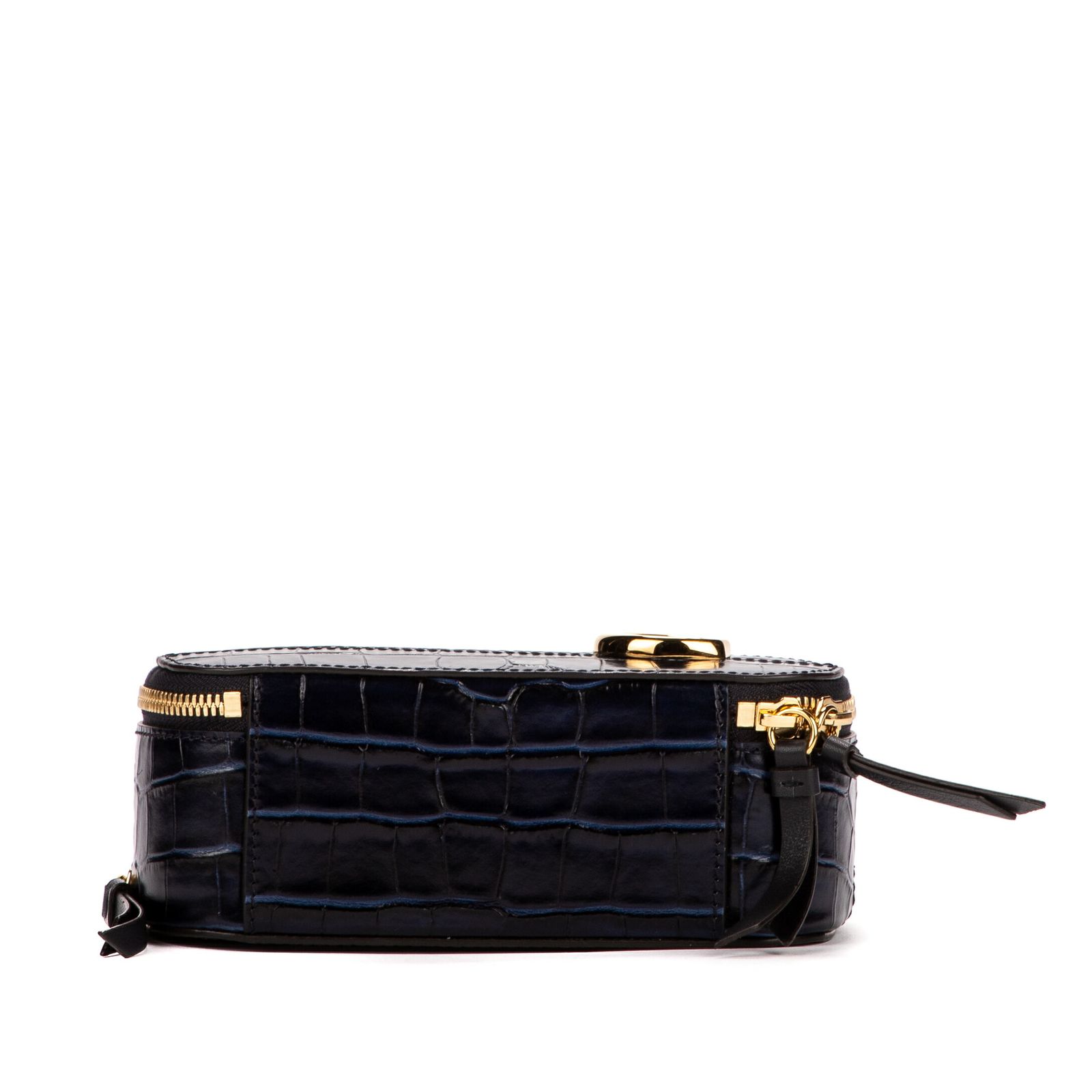 CHLOE クロエアイウェアネイビーブルークロコ型押しレザーA MERCADOAVALIA_COM_BR