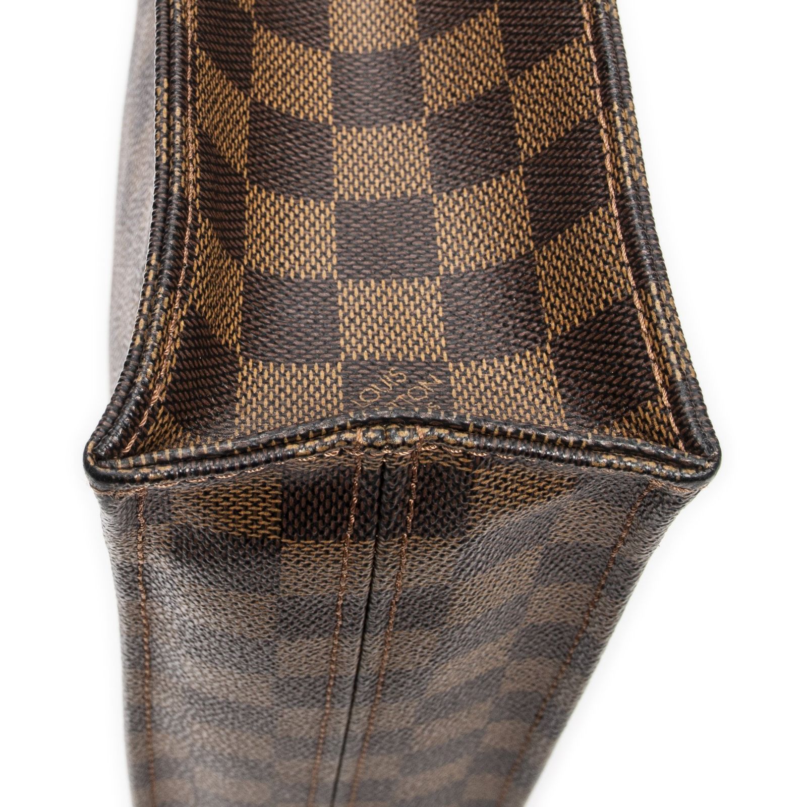 ルイヴィトンサックプラット茶色ダミエ