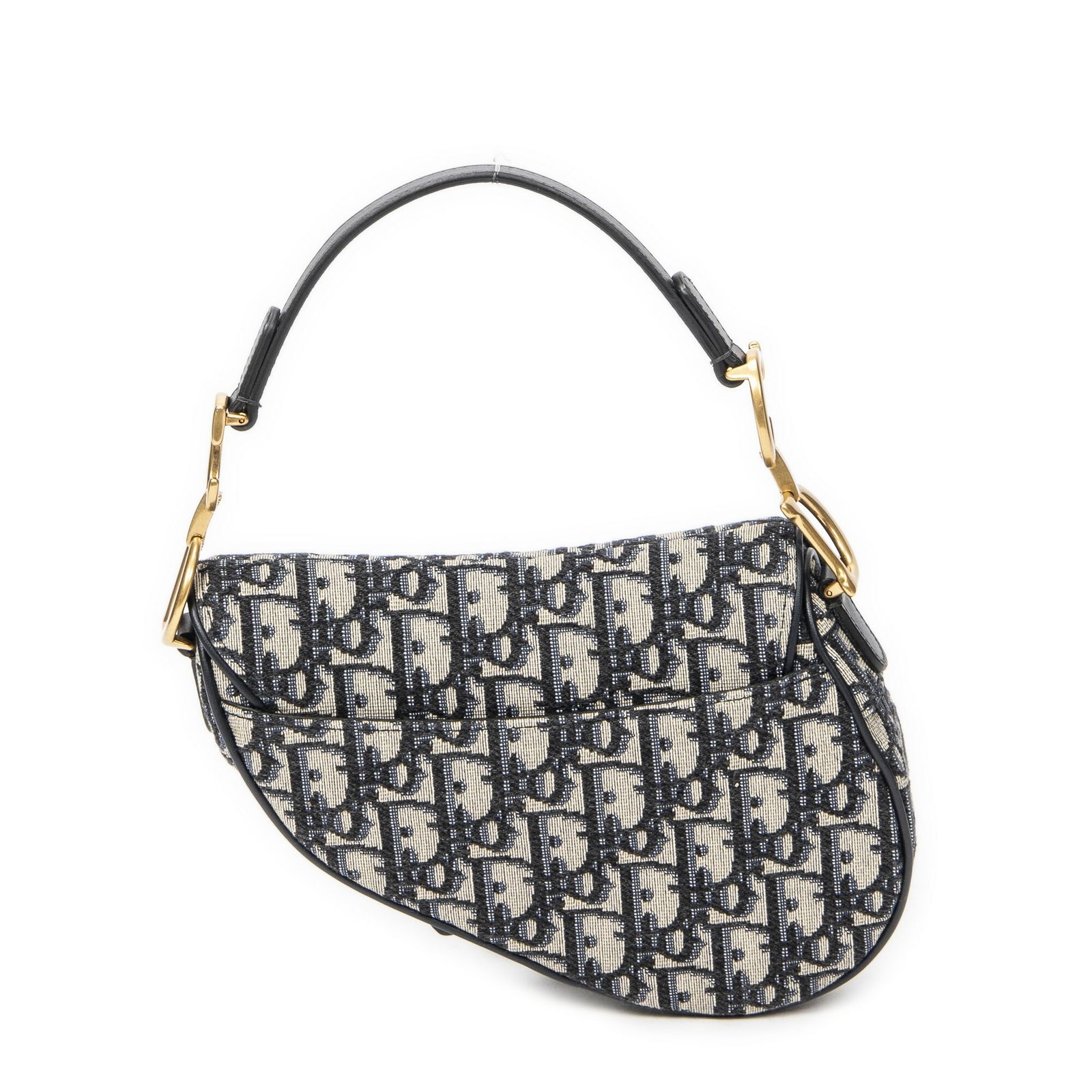 ディオールネイビー|ベージュオブリークジャカードキャンバスA