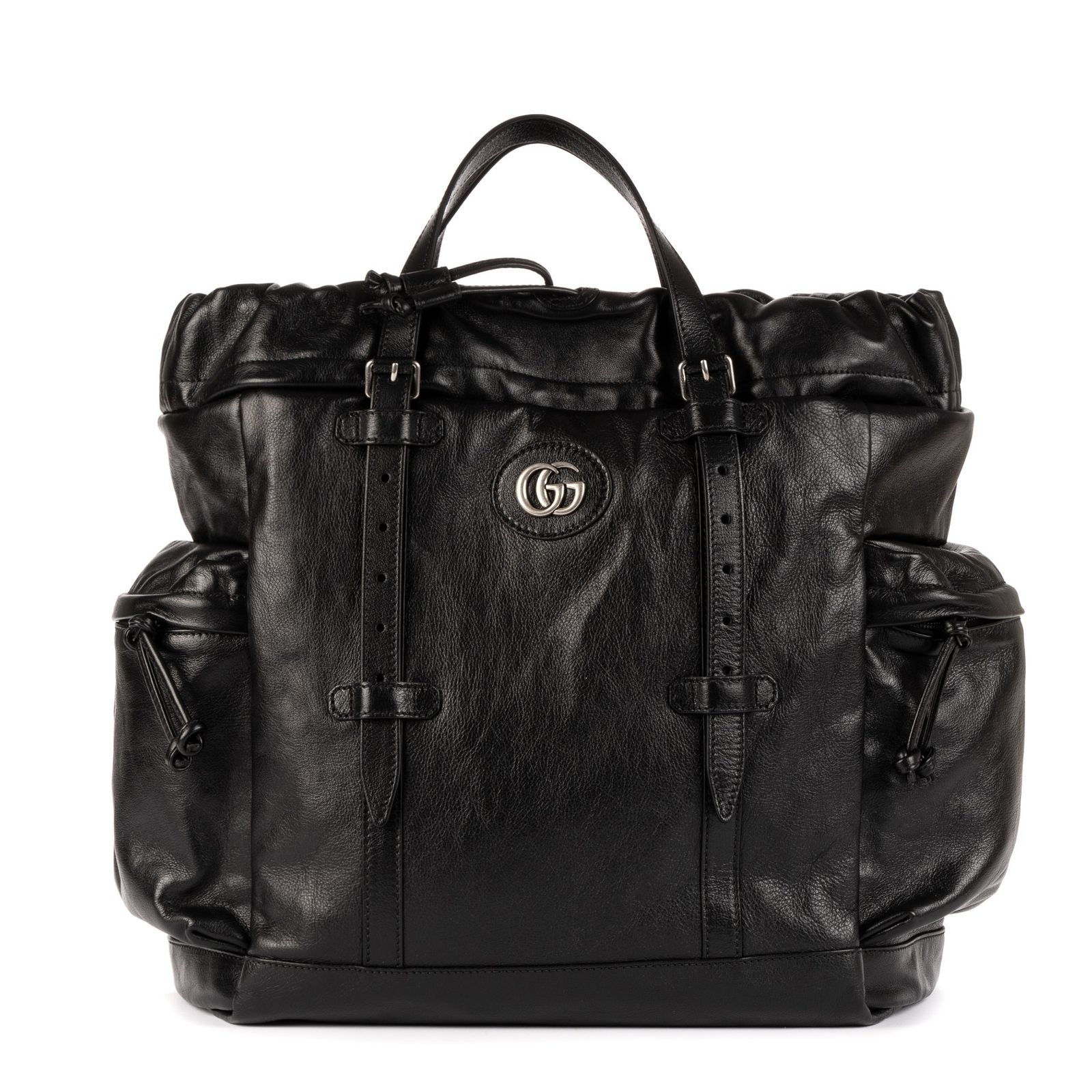 GUCCI グッチウィークエンダー黒スムースレザーA