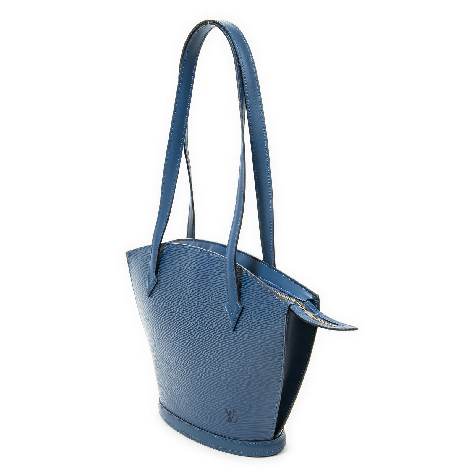 LOUIS VUITTON ルイヴィトンサンジャック ロングストラップ青エピA