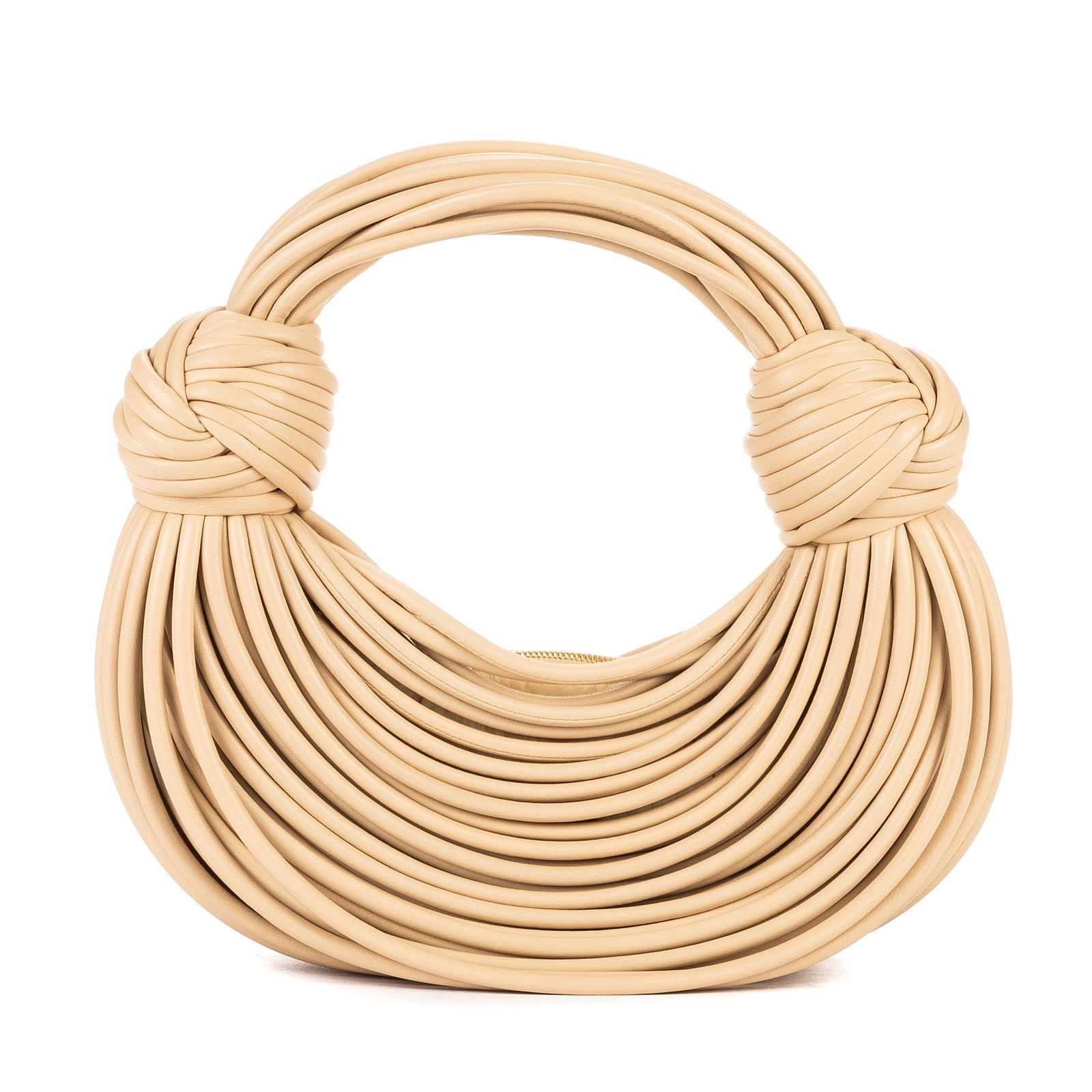 BOTTEGA VENETA ボッテガヴェネタミニループカメラベージュカーフスキンレザーA