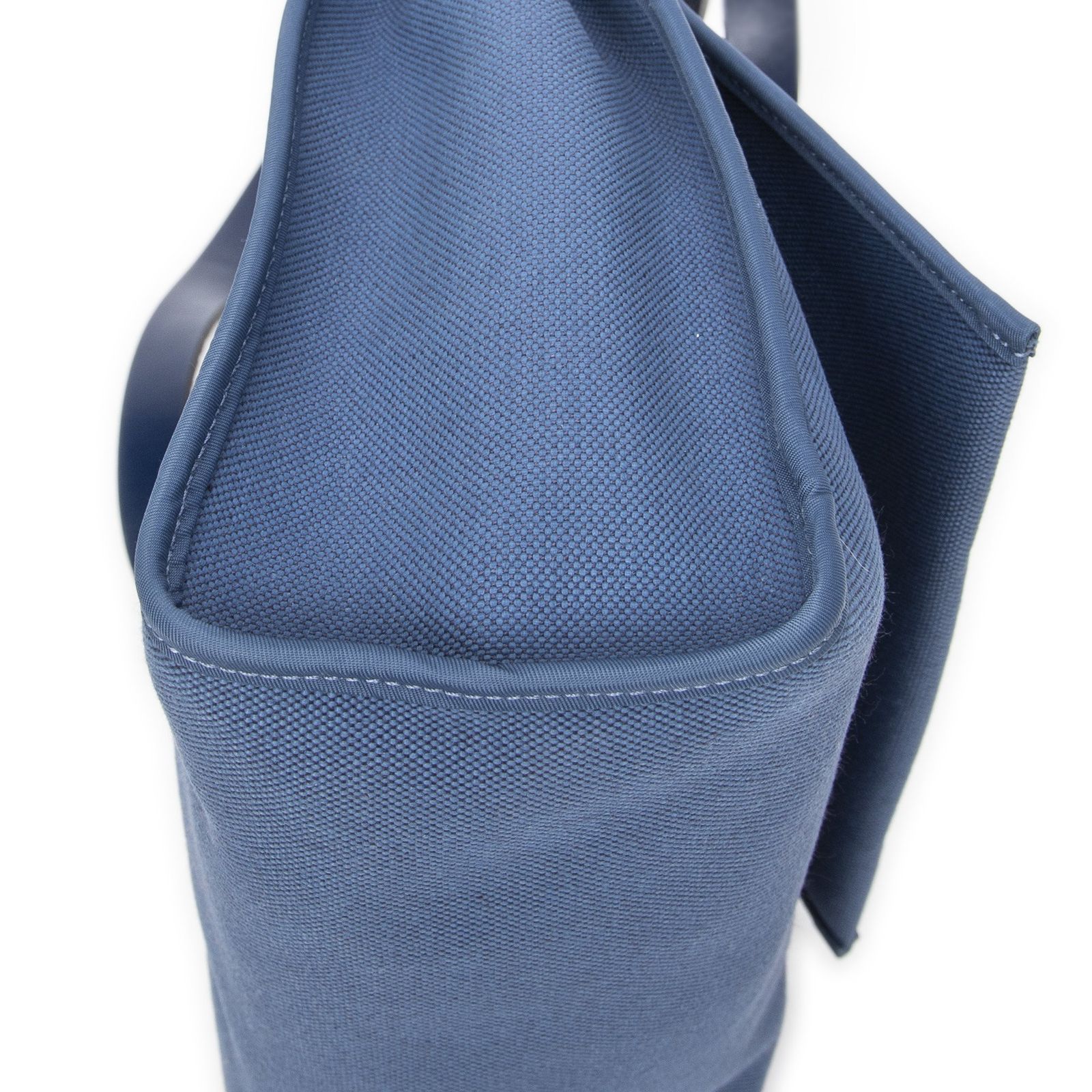 HERMES エルメスエールバッグ ジップ青トワルオフィシェA DECORATOM_COM_BR