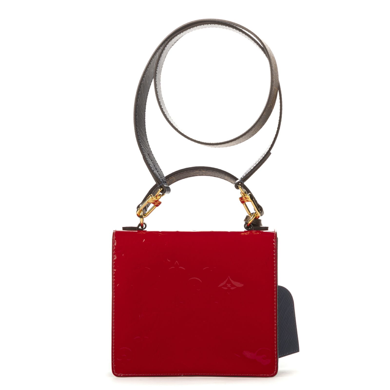 ルイヴィトンスプリングストリート赤モノグラム ヴェルニA