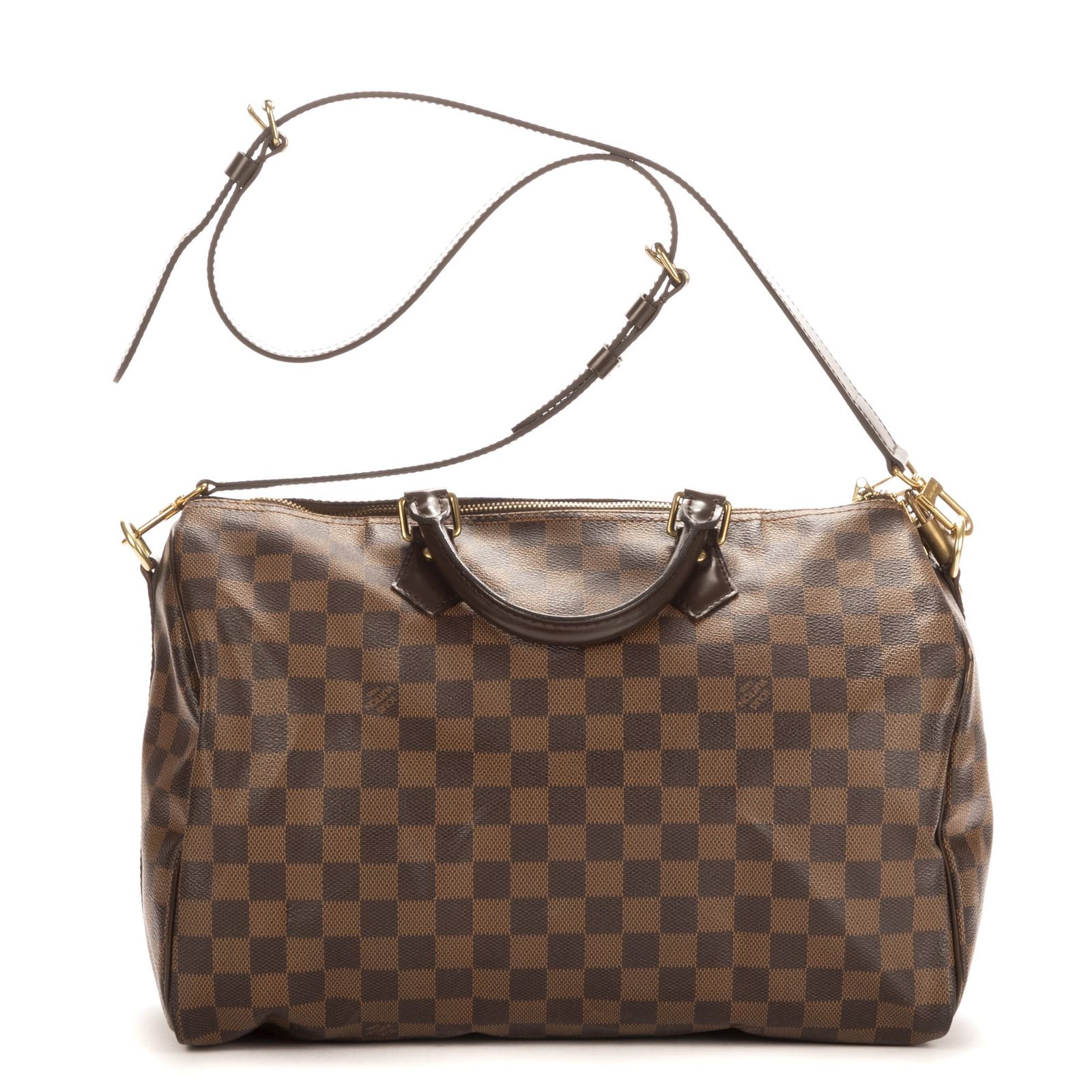 ルイヴィトンスピーディーバンドリエール茶色ダミエ