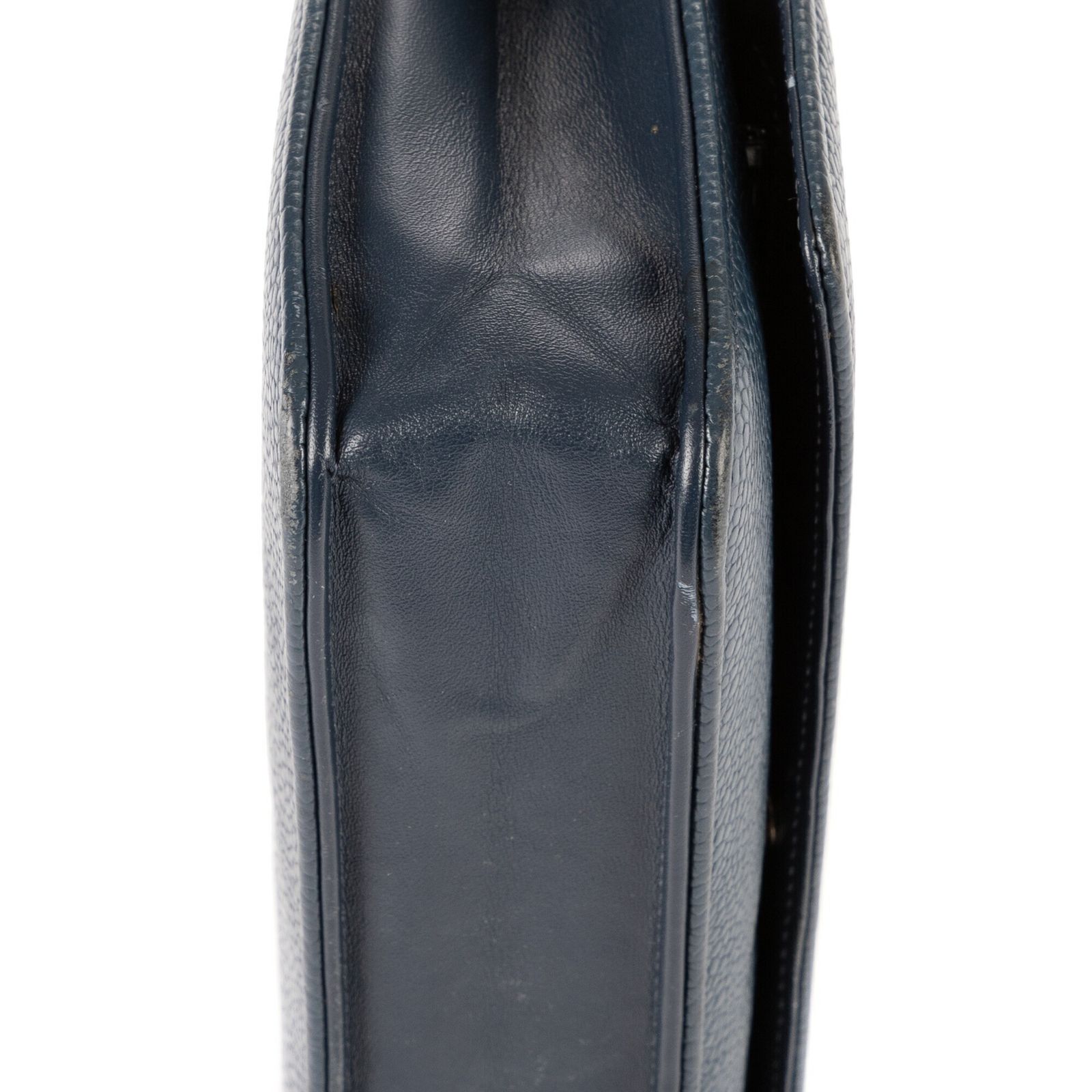 CHANEL シャネルタイムレスチェーンウォレットネイビーマトラッセキャビアレザーA DECORATOM_COM_BR