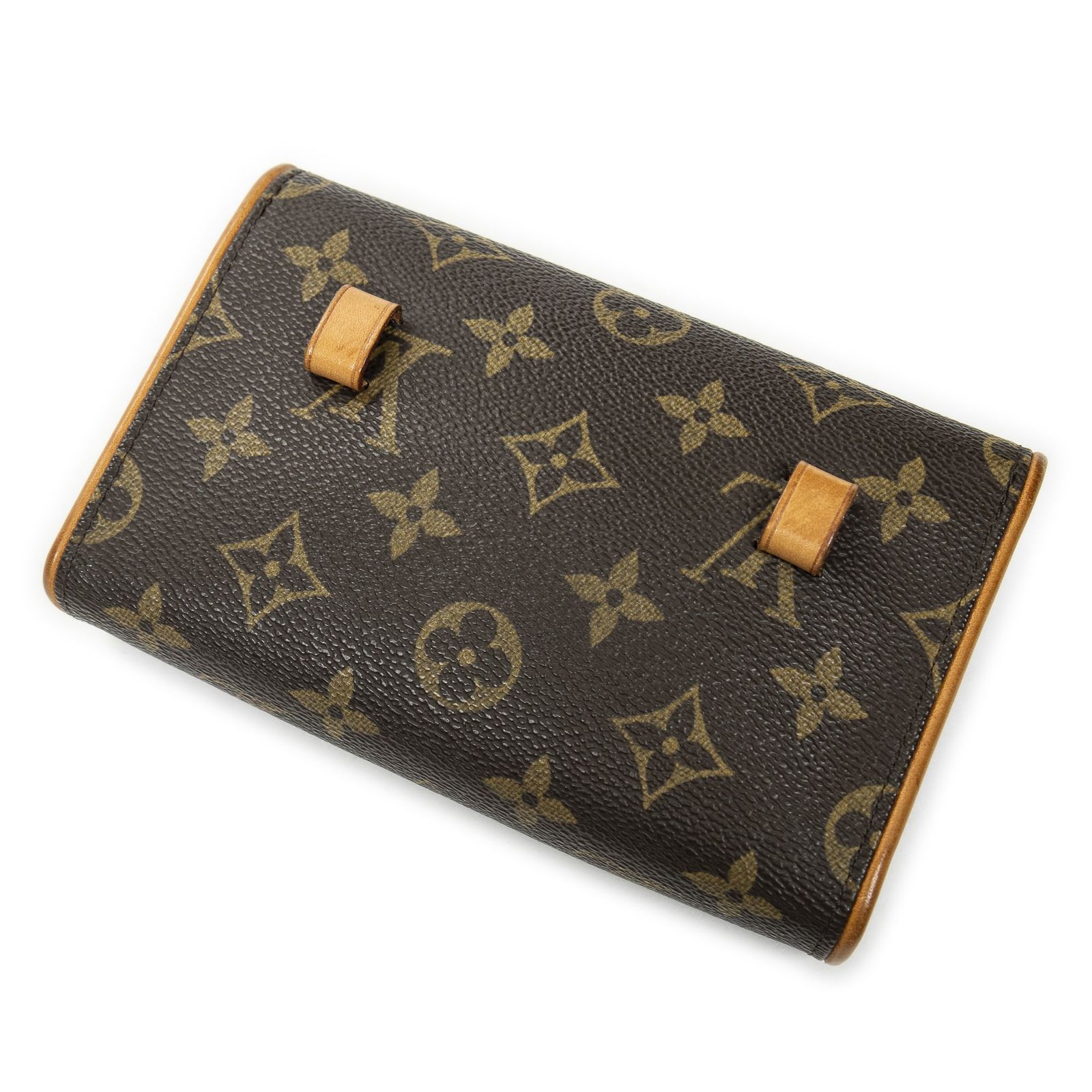 LOUIS VUITTON ルイヴィトンポシェット フロランティーヌ茶色モノグラムキャンバスAB DECORATOM_COM_BR