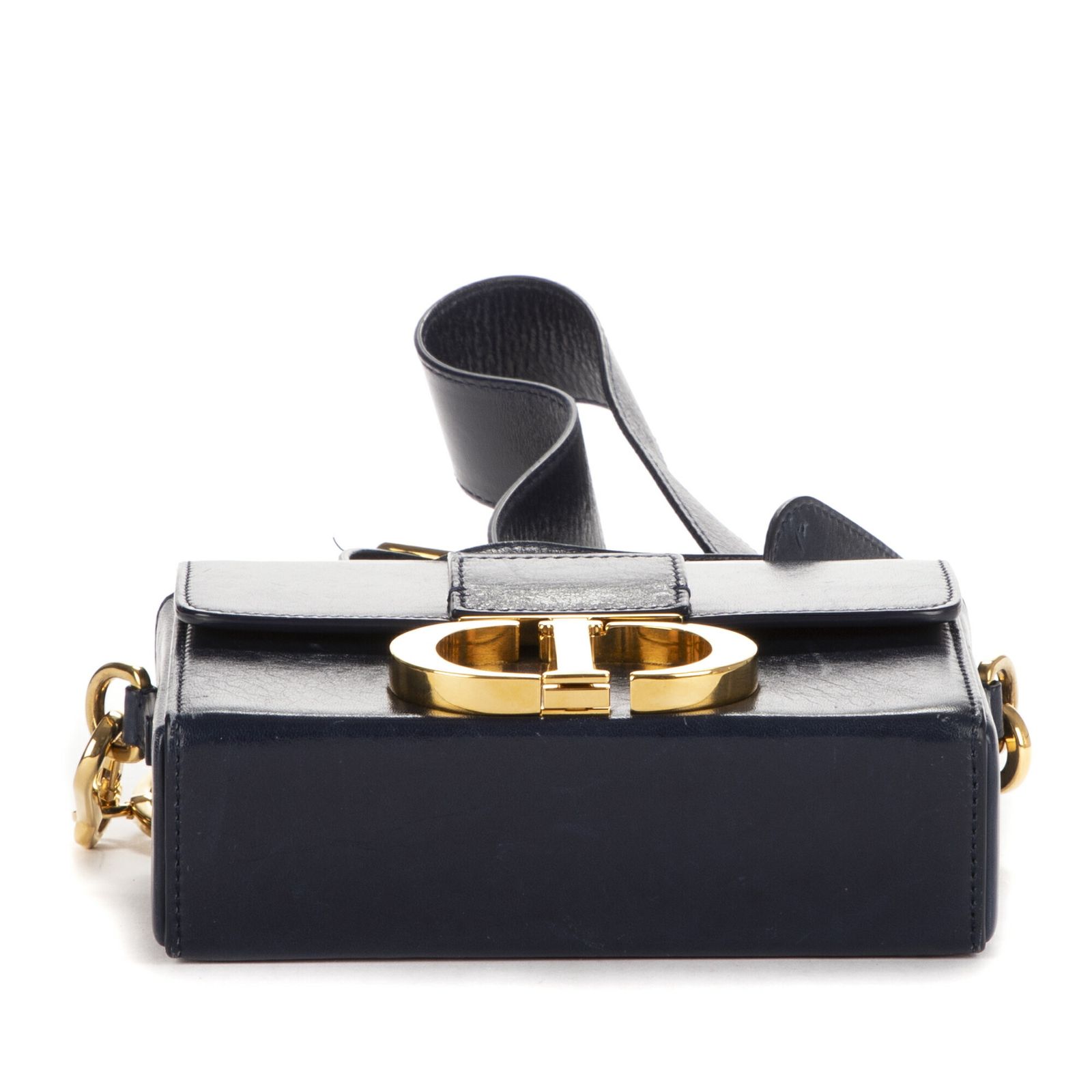 ボックスネイビーカーフスキンレザーA