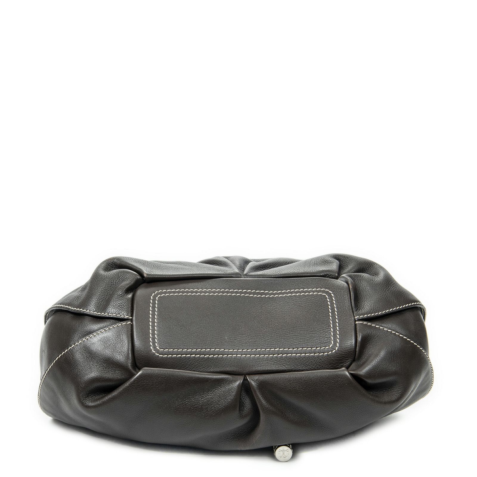 ホーボー茶色スムースカーフスキンレザーA