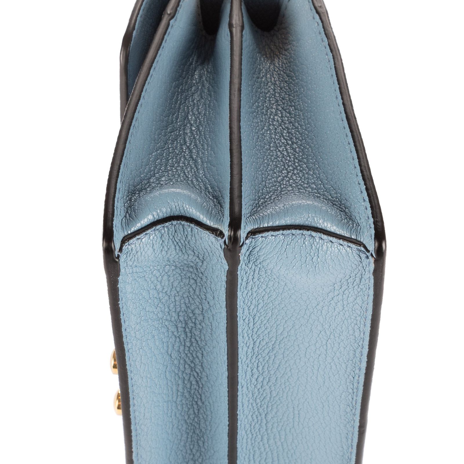 ミュウミュウコンフィデンシャルトートターコイズジャカードグキャンバス カーフスキンレザーN