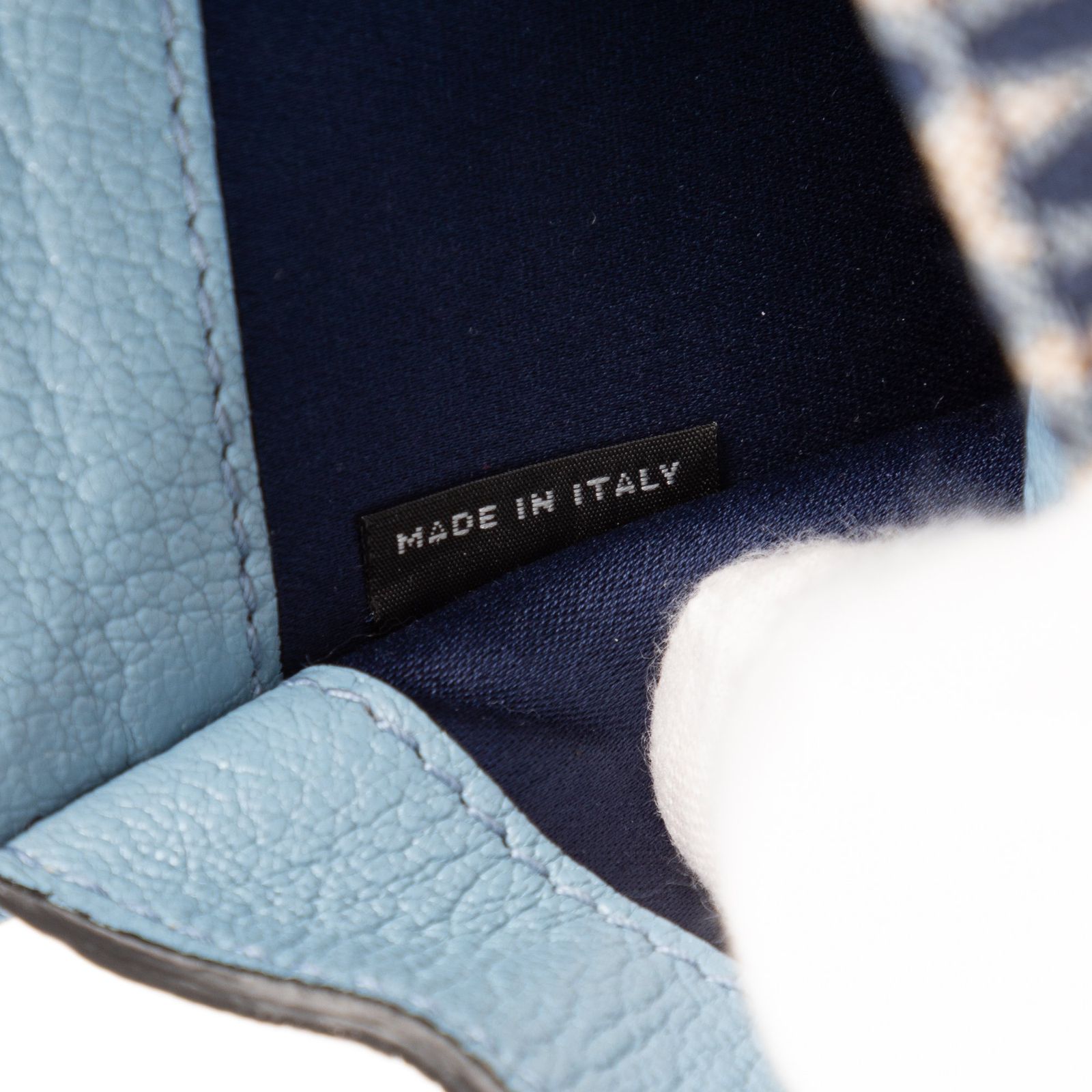 ミュウミュウコンフィデンシャルトートターコイズジャカードグキャンバス