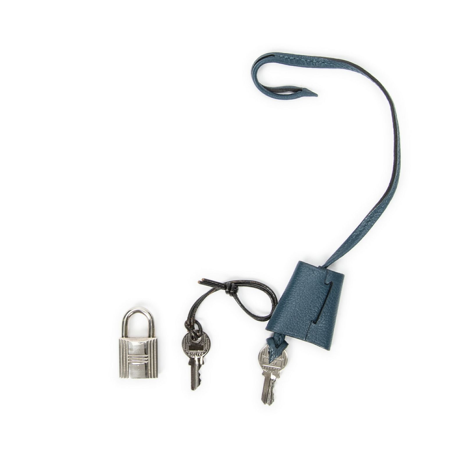 エルメスヴィクトリア II青クレマンスレザーA