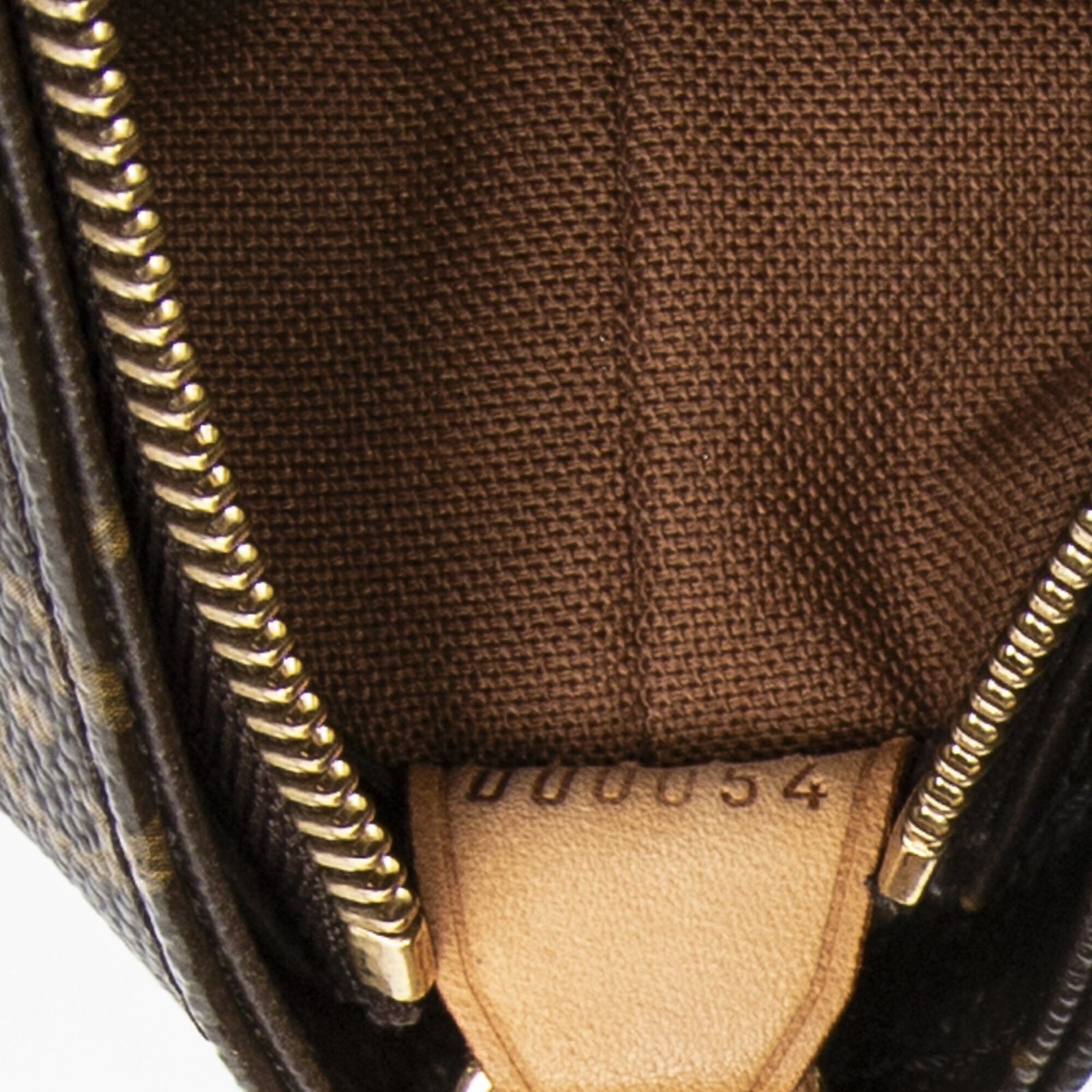 ルイヴィトンカバメゾ茶色モノグラムキャンバスA