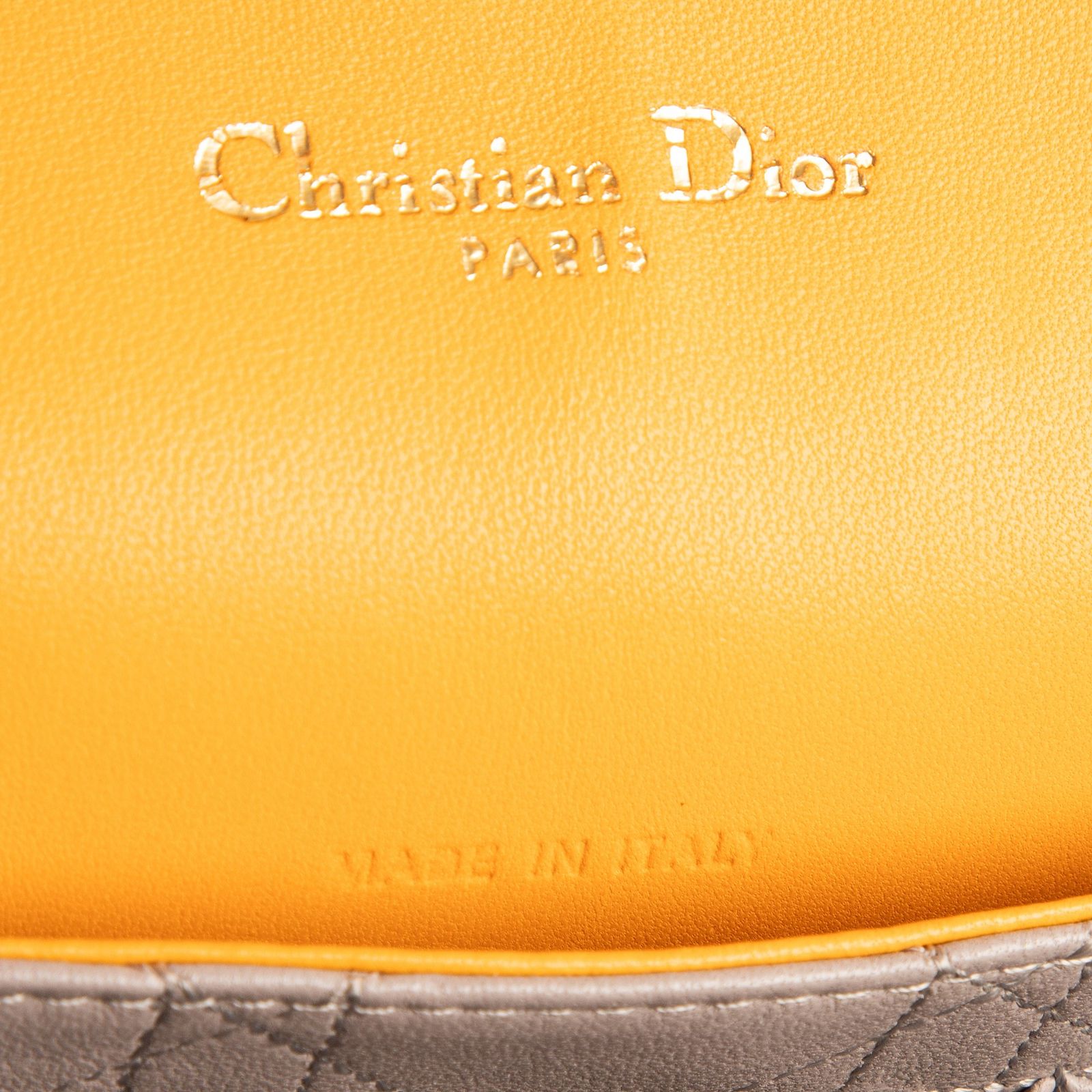 ディオールミス ディオールマスタードイエローカナージュキルトA