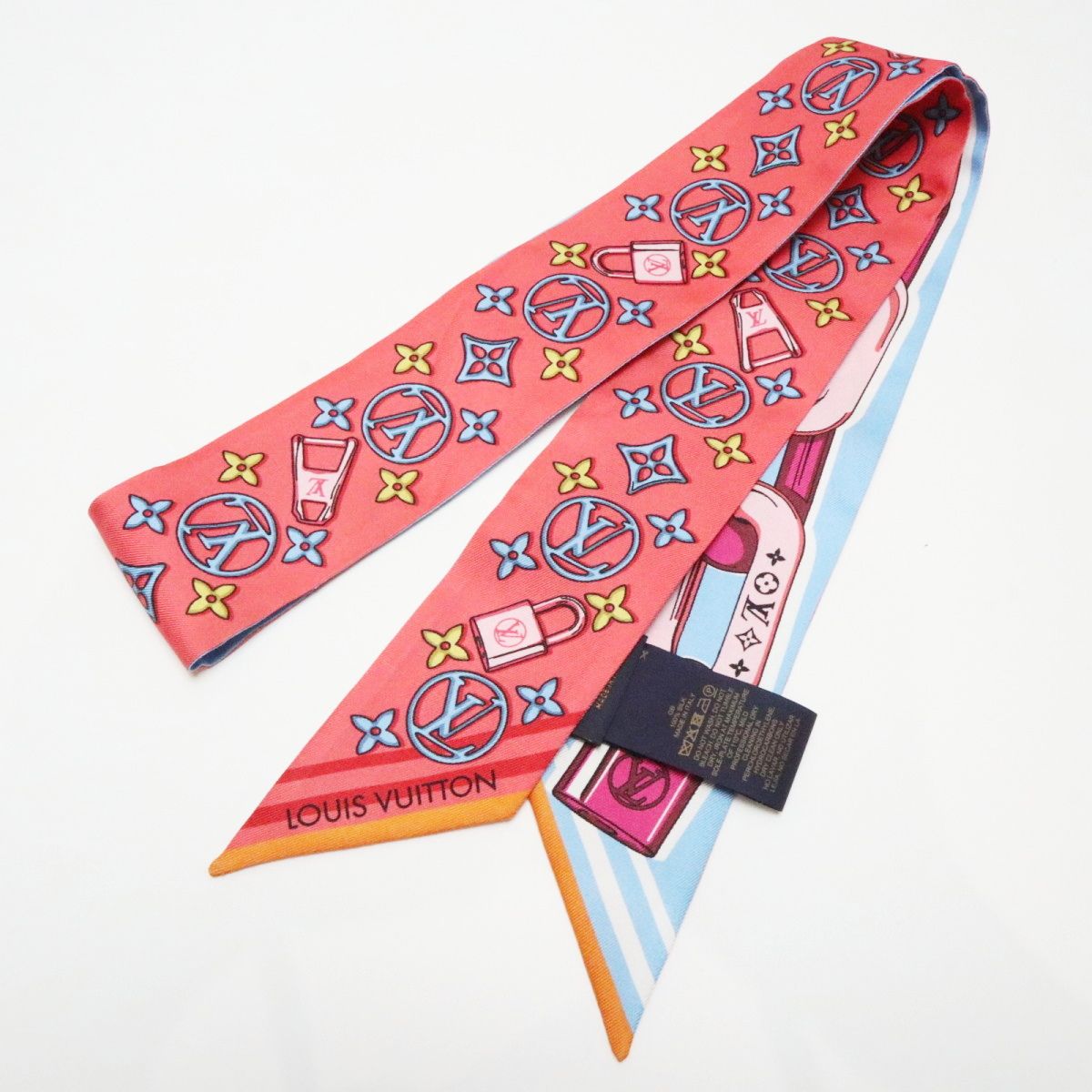 美品 LOUIS VUITTON ルイヴィトン バンドーBB ビジュエルド シルク