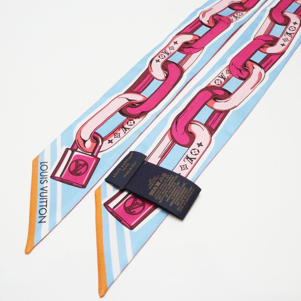 美品 LOUIS VUITTON ルイヴィトン バンドーBB ビジュエルド シルク