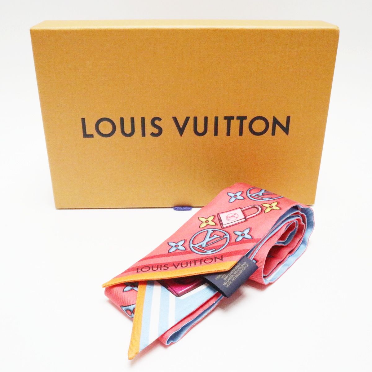 美品 LOUIS VUITTON ルイヴィトン バンドーBB ビジュエルド シルク  